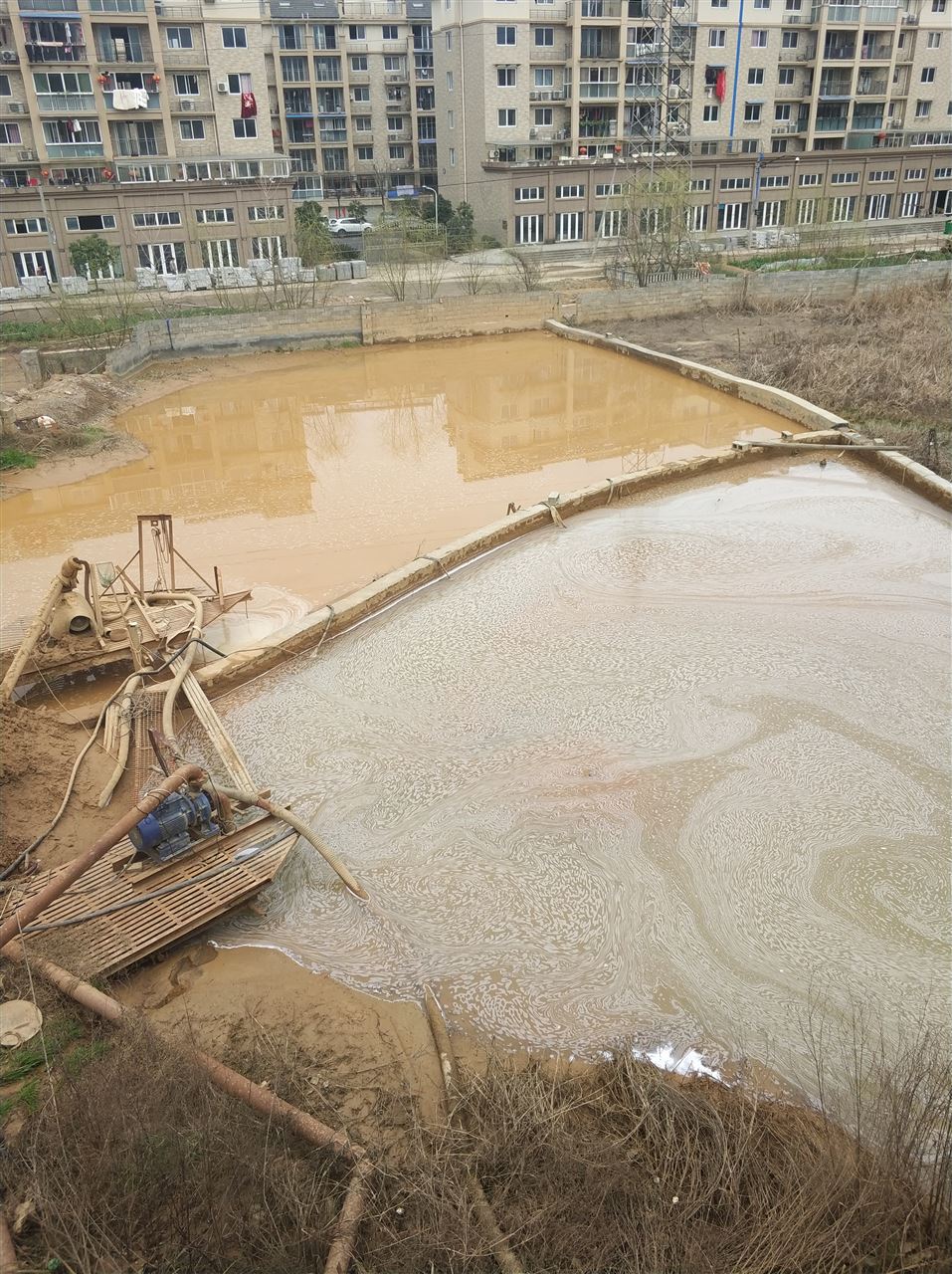 黔西沉淀池淤泥清理-厂区废水池淤泥清淤
